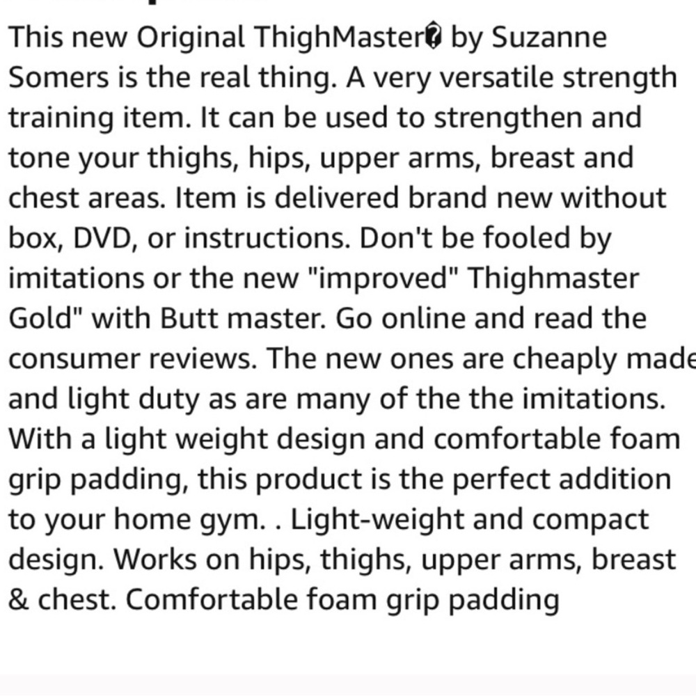 Vintage The Original Thigh-Master Exerciser by Suzanne Somers - Picture 13 of 16